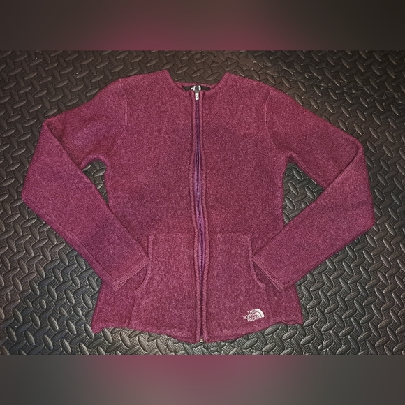 Vintage The North Face wool Zip Up sweater - Picture 1 of 12
